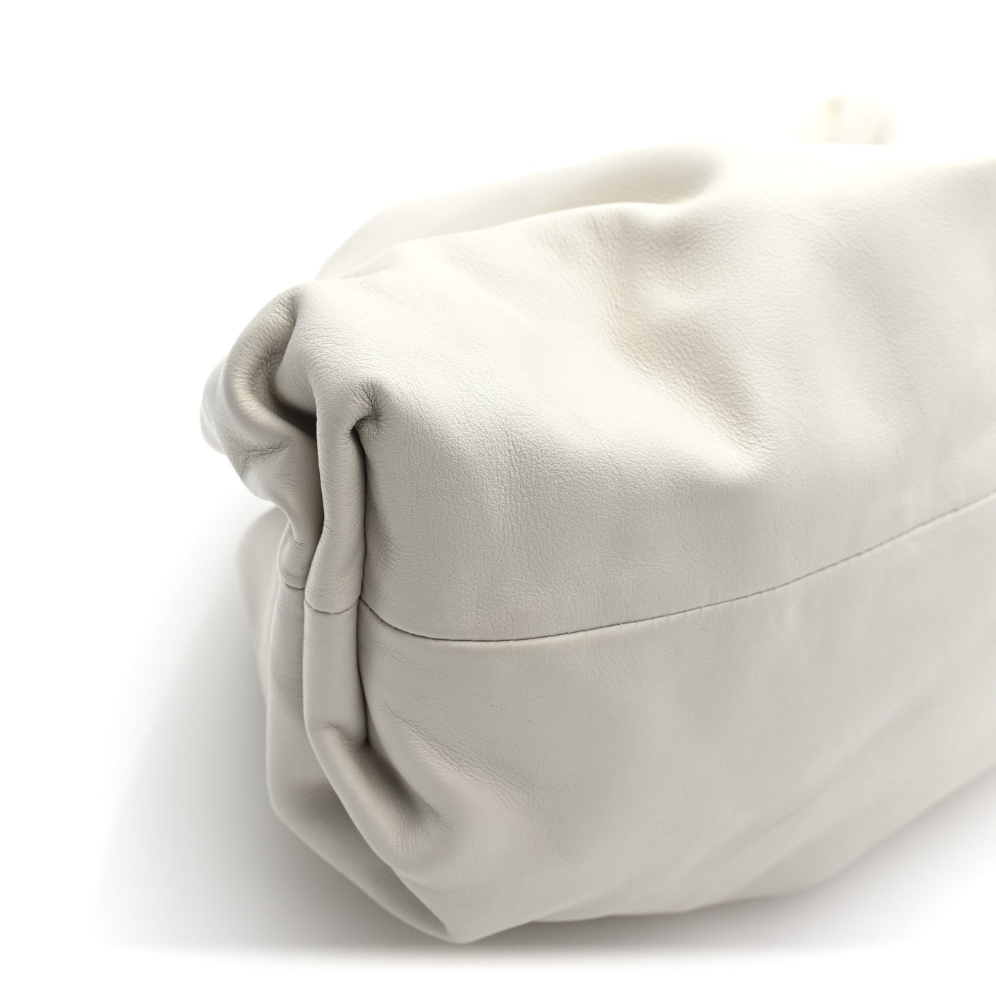Smooth Butter Calf The Pouch Oversized Clutch Plaster