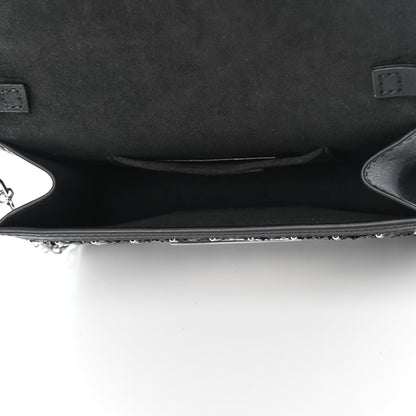 Louis Vuitton Tweed Sequin Dauphine Minaudiere Black 4 of 4