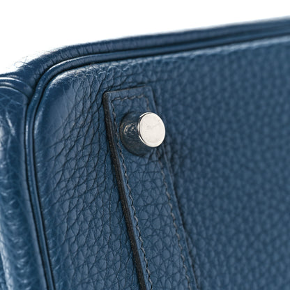 Hermes Togo Birkin 30 Bleu De Malte 7 of 35