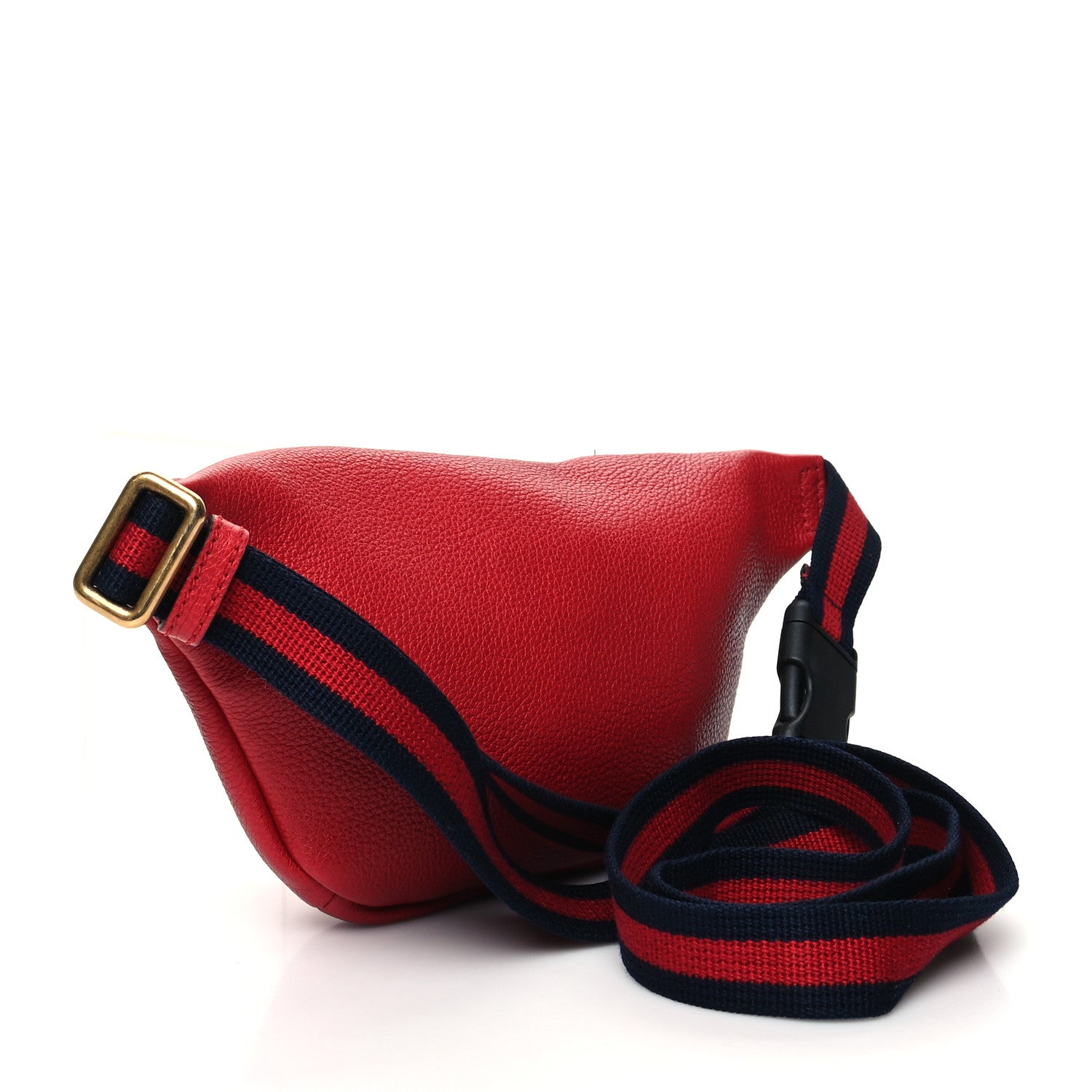Gucci Grained Calfskin Small Logo Belt Bag Hibiscus Red 3 of 10