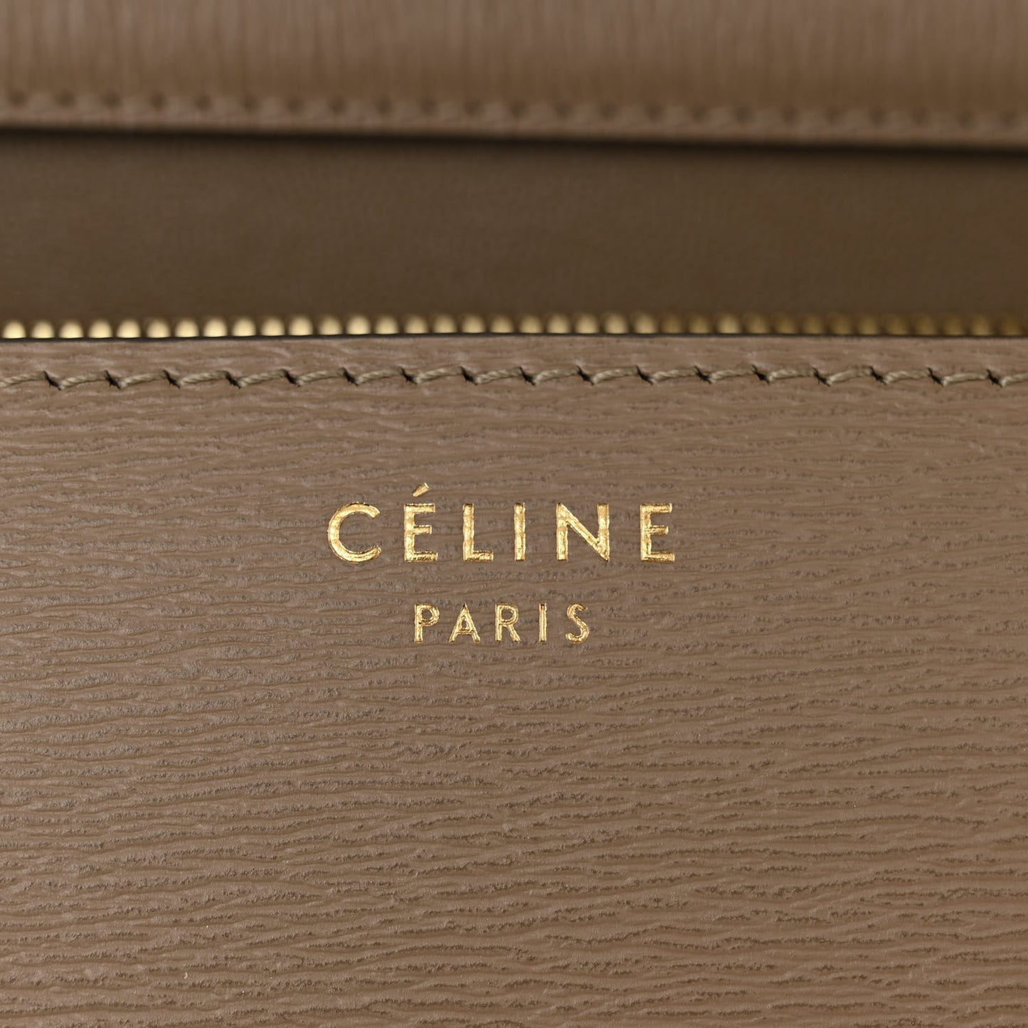 Liege Calfskin Medium Classic Box Flap Bag Taupe