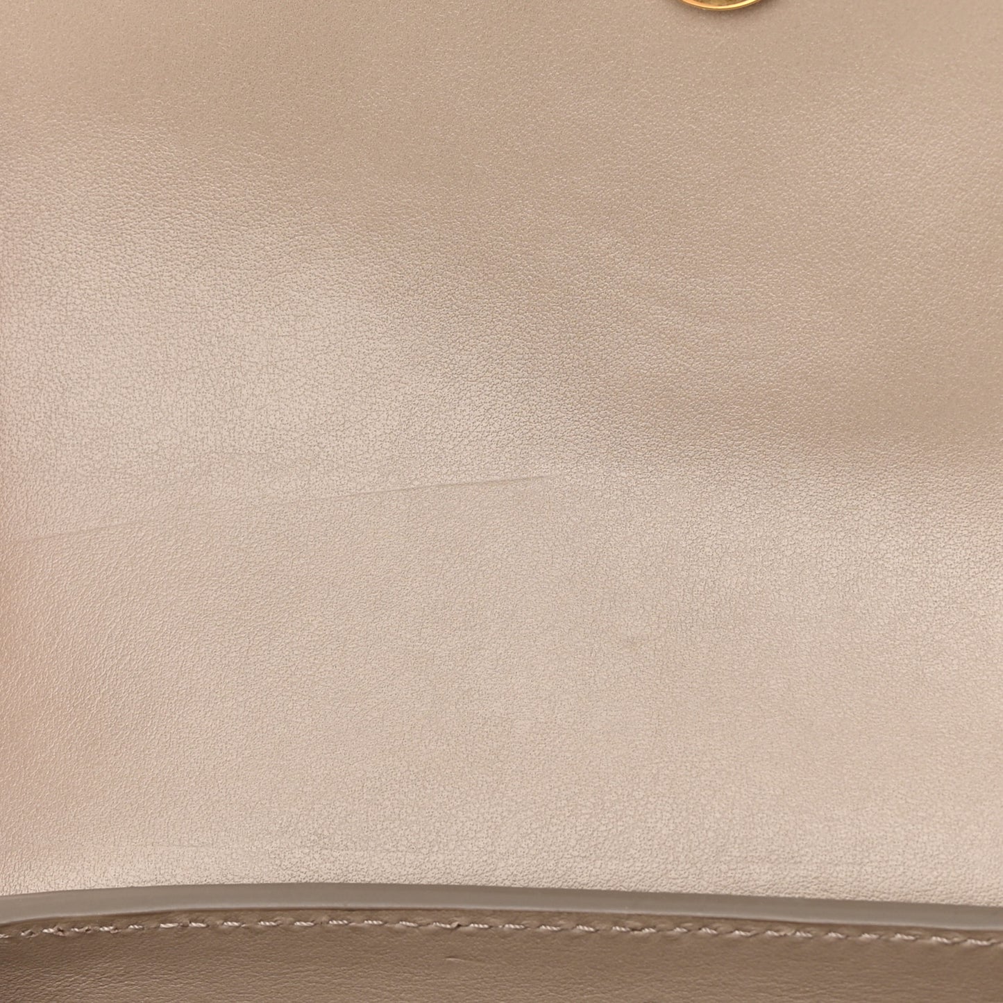 Calfskin Suede C Belt Bag Motty Grey