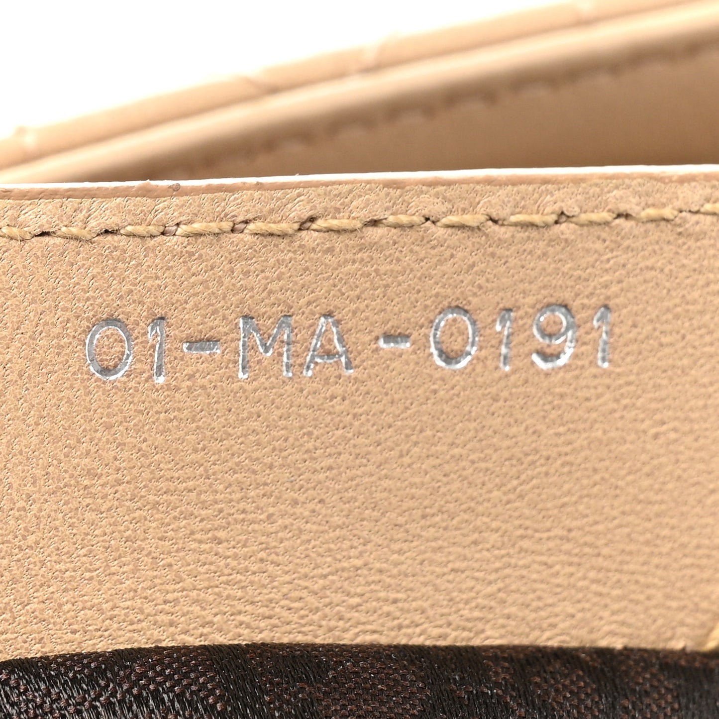 Lambskin Cannage Large Lady Dior Beige