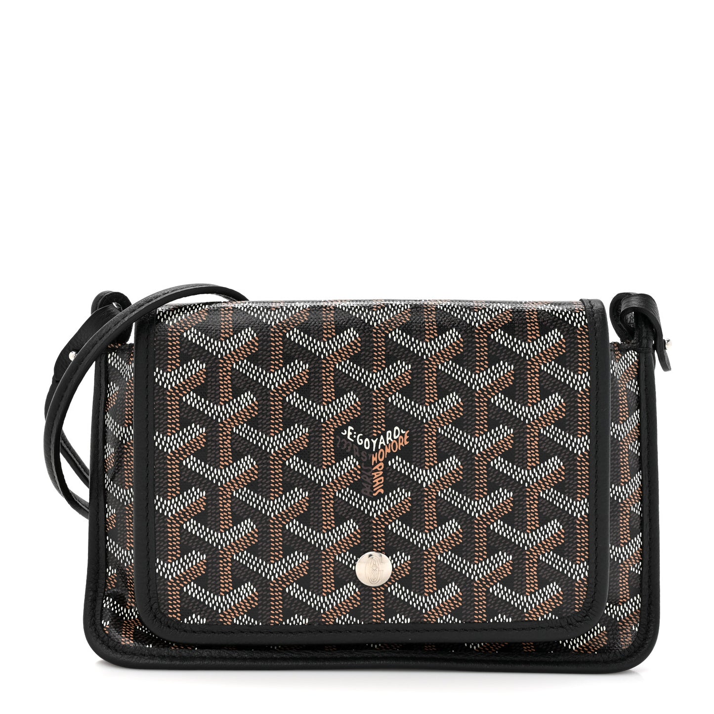 Goyardine Plumet Wallet Clutch Black