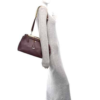 Fendi Vitello Dolce Large By The Way Boston Bag Bordeaux Multicolor 2 of 16