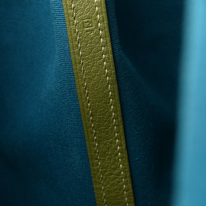 Hermes Toile Buffle Skipper Garden Party TGM Vert Anis 6 of 11