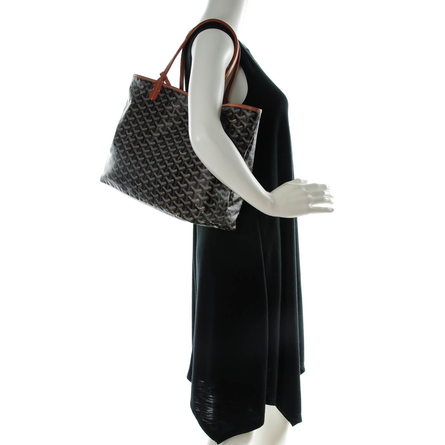 Goyardine Saint Louis PM Black Gold