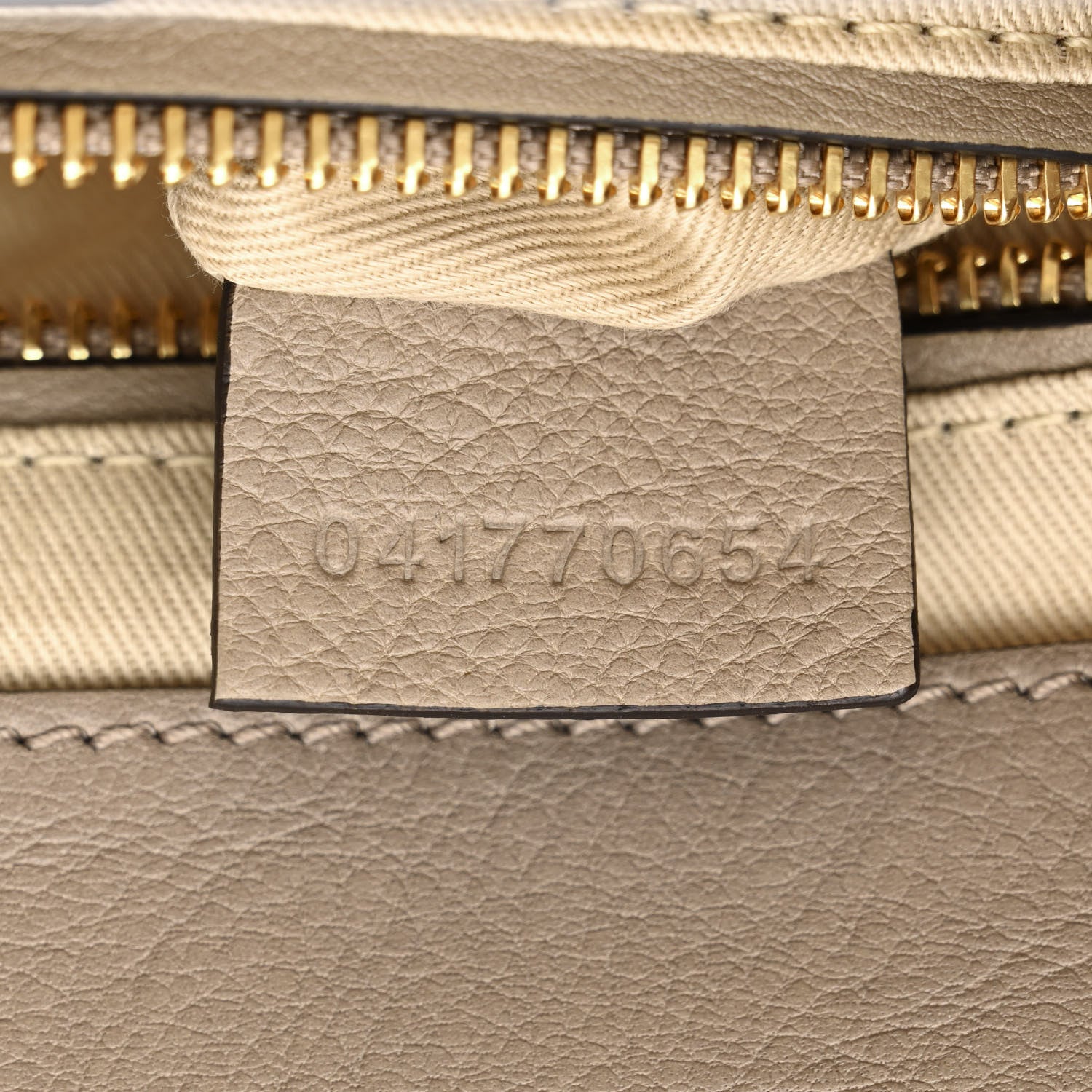 Chloe Suede Calfskin Medium Faye Backpack Motty Grey 7 of 10