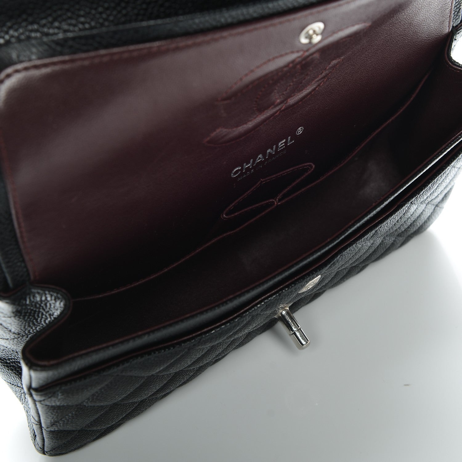 Chanel Caviar Quilted Medium Double Flap Black 5 of 7