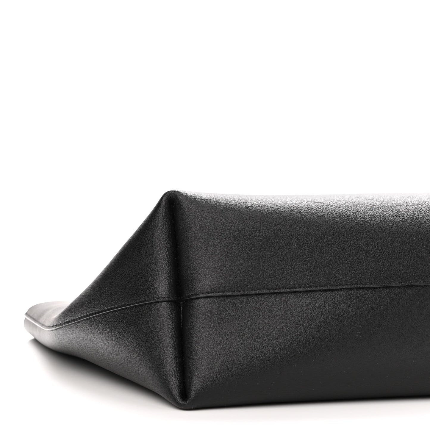 Calfskin Large Shopping Tote Black