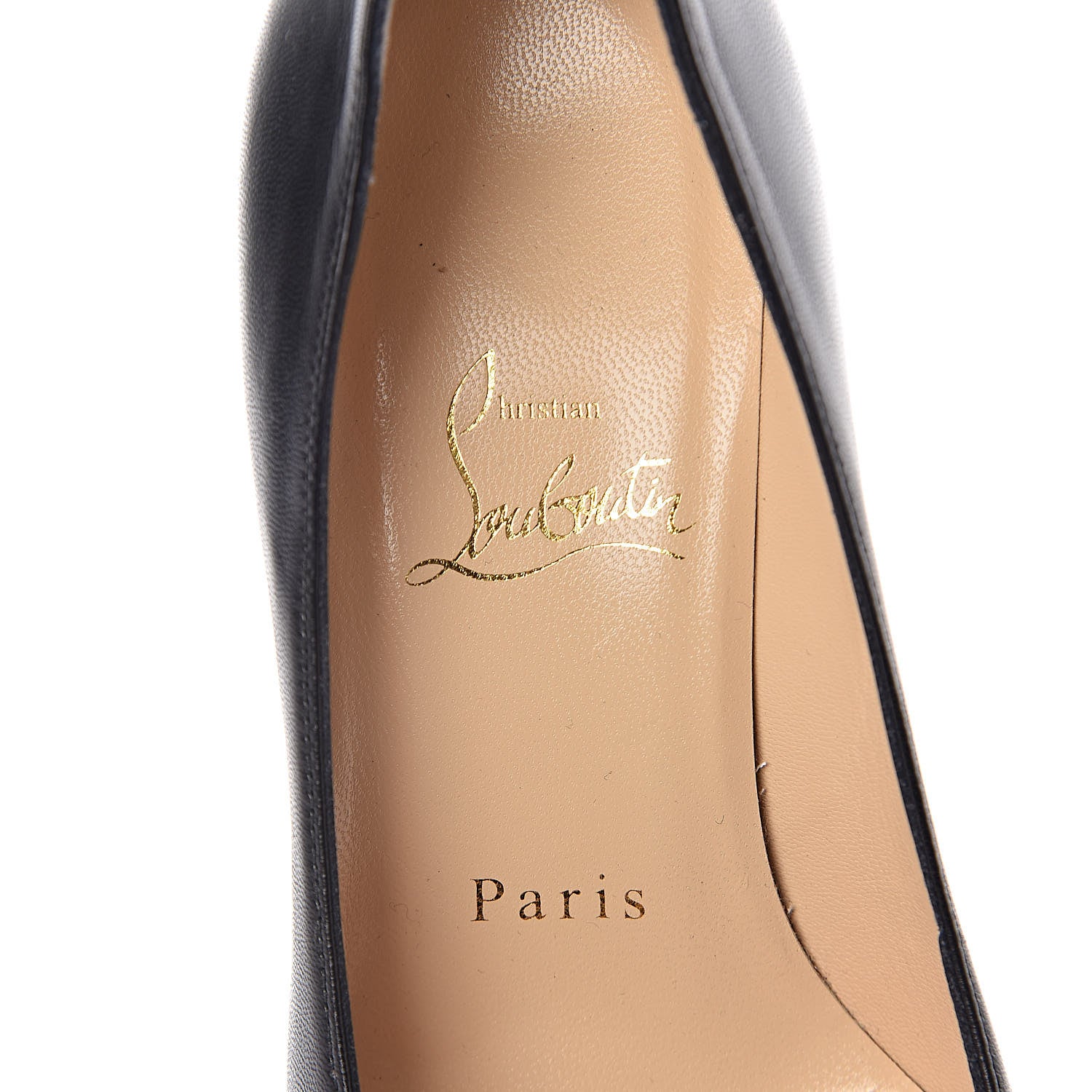 Christian Louboutin Shiny Nappa Pipina 55 Wedges 36 Black 5 of 7