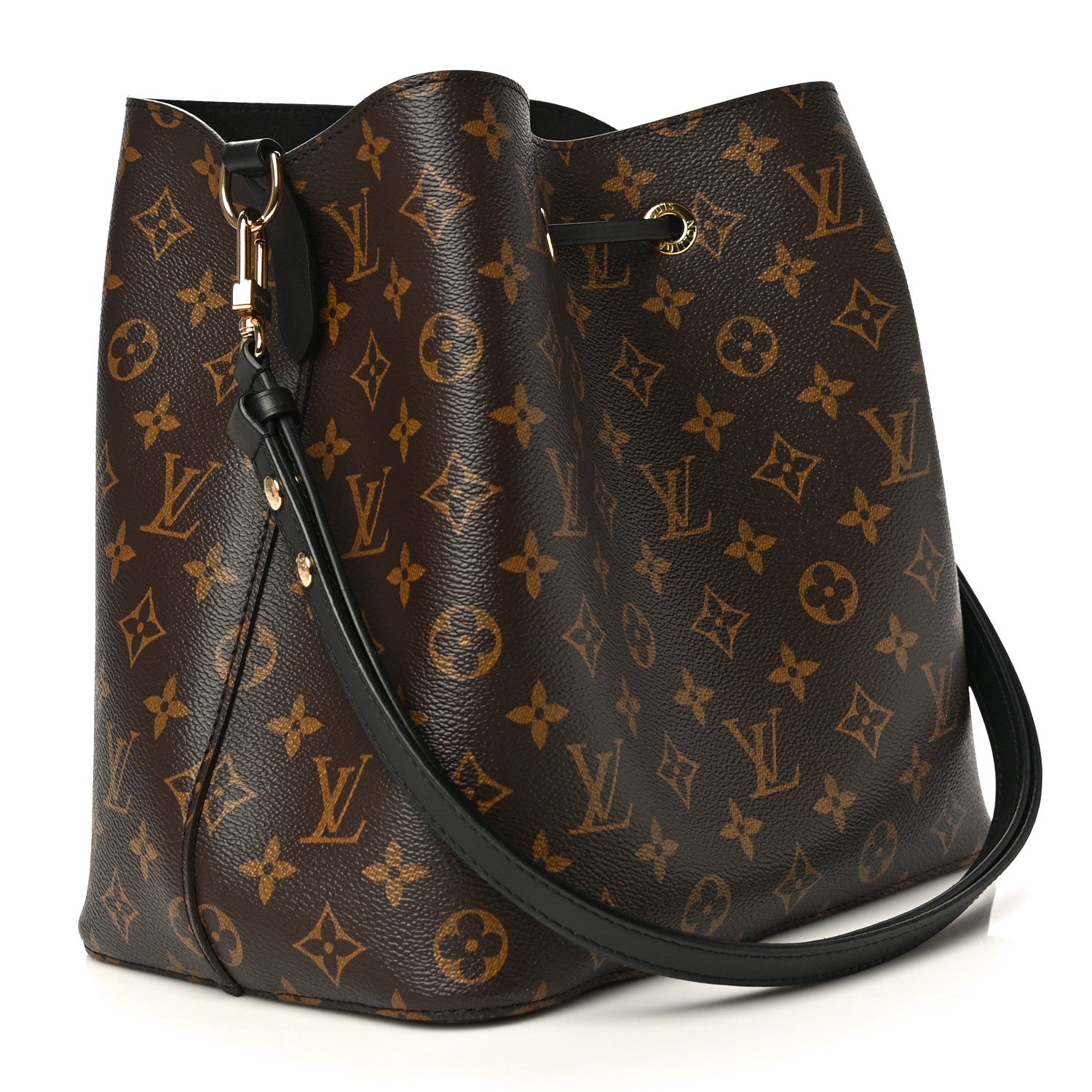 Louis Vuitton Monogram Neonoe MM Black 3 of 9
