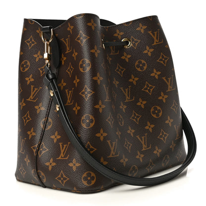 Louis Vuitton Monogram Neonoe MM Black 3 of 9