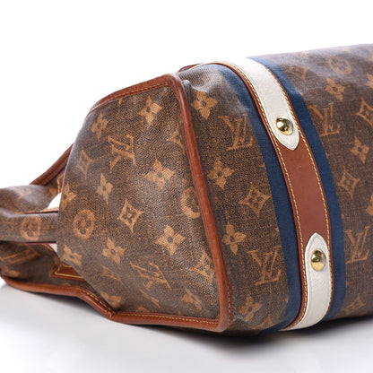 Louis Vuitton Monogram Rayures Tisse Sac GM Blue 10 of 12