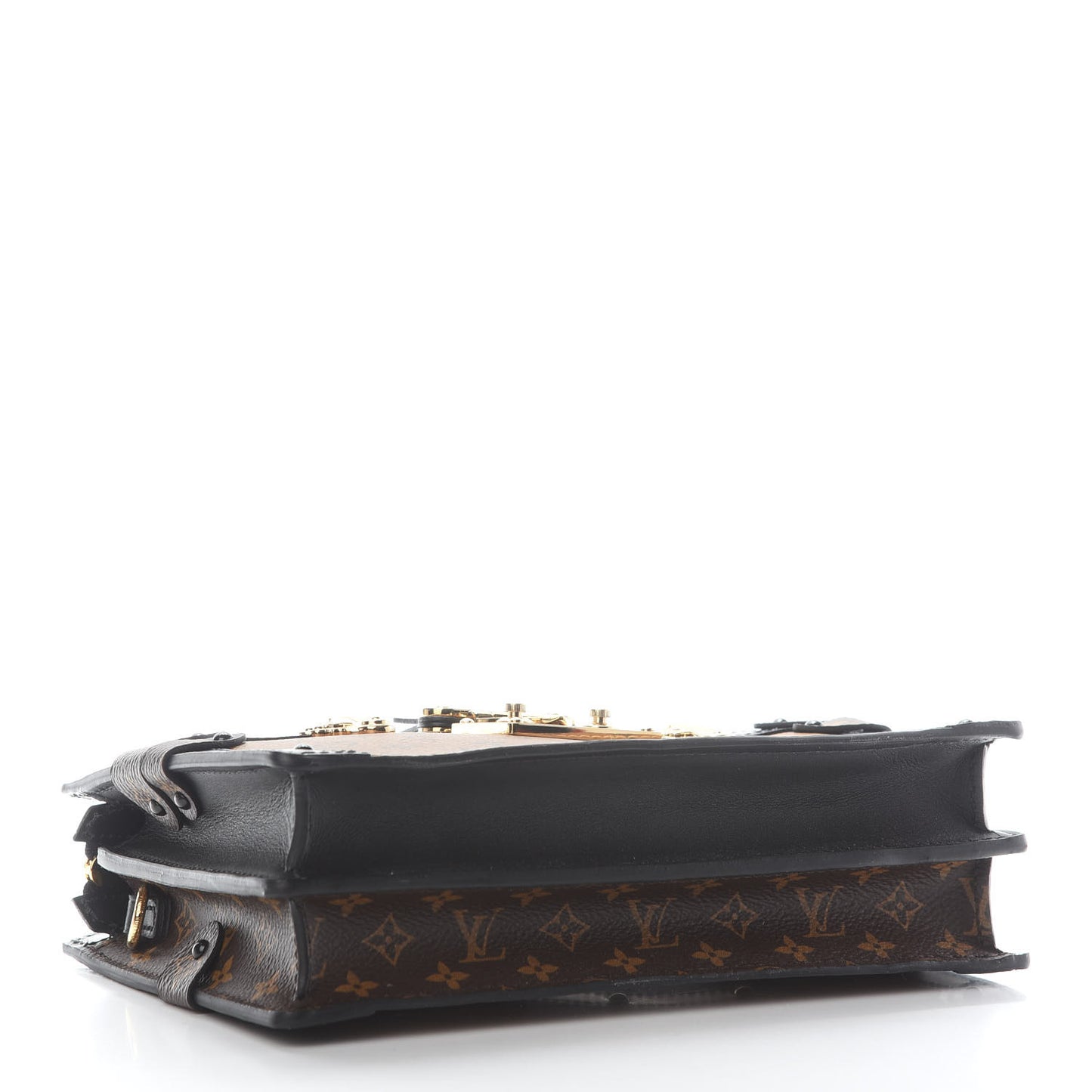 Reverse Monogram Trunk Clutch