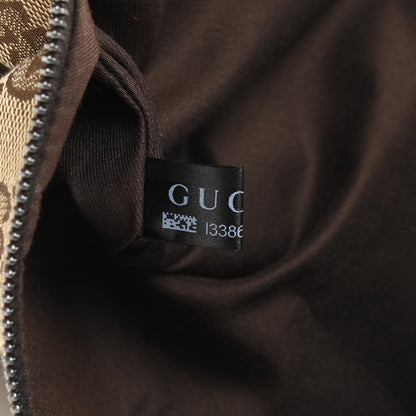 Gucci GG Monogram Double Pocket Belt Bag Dark Brown 9 of 12