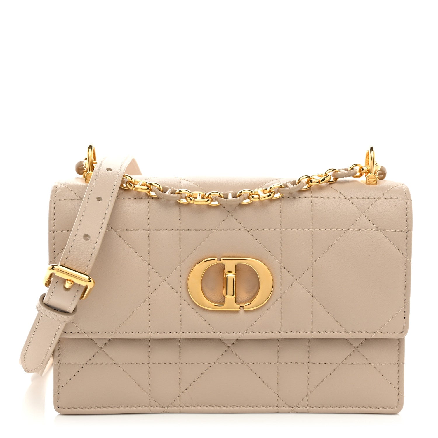 Christian Dior Lambskin Macrocannage Mini Miss Caro Bag Caramel Beige 1 of 10