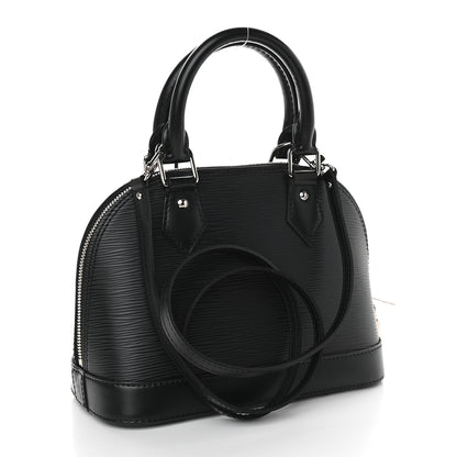 Louis Vuitton Epi Alma BB Black 3 of 9
