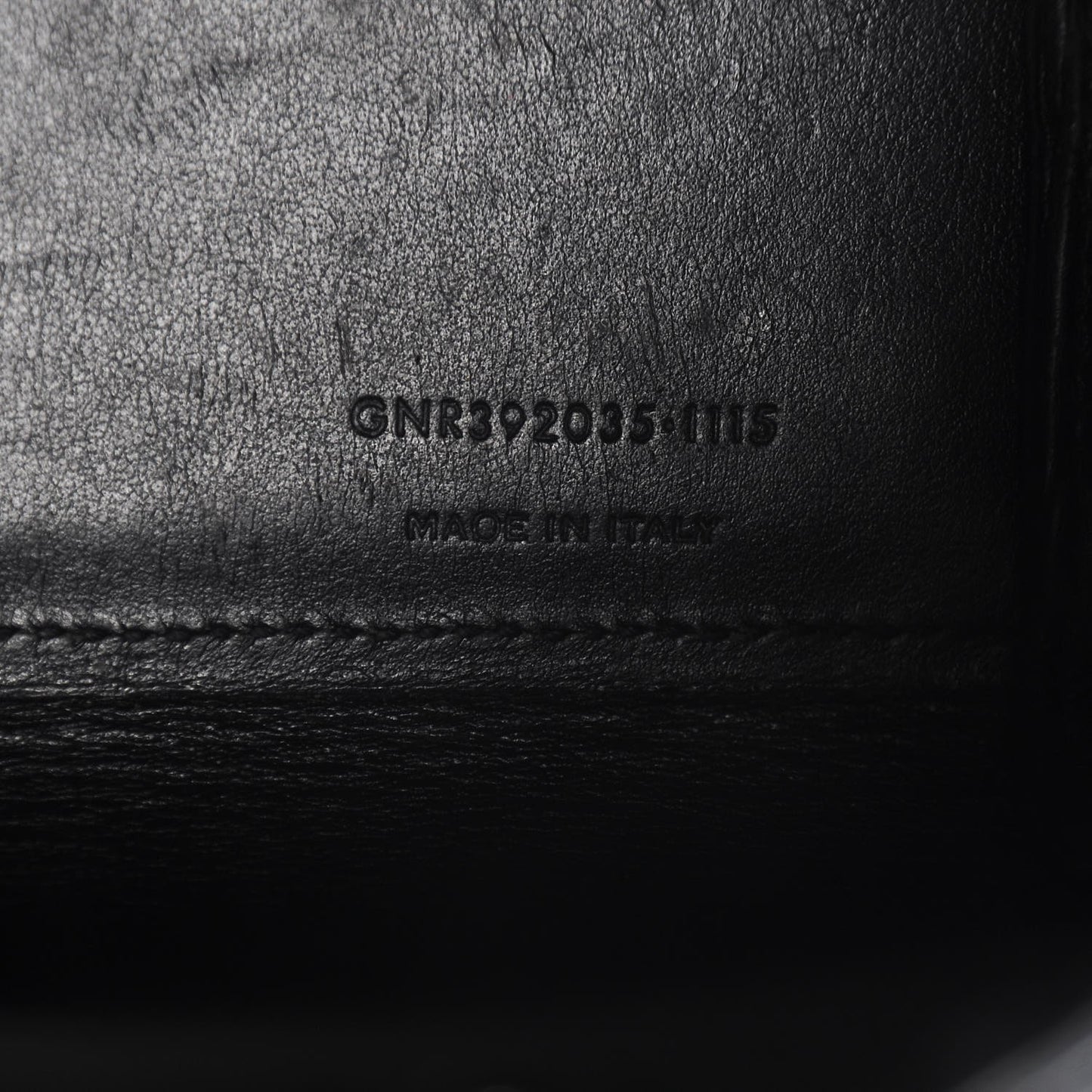 Grained Calfskin Nano Sac De Jour Black