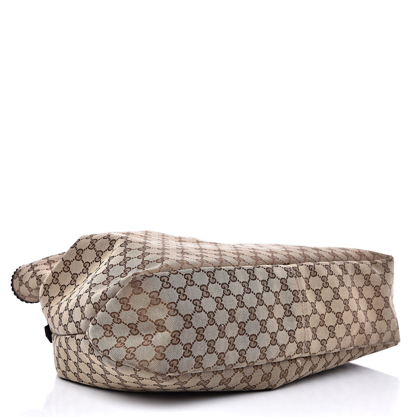 Monogram Large Horsebit Chain Hobo Dark Brown