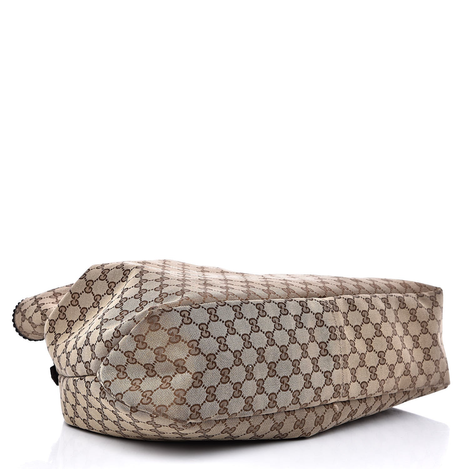 Gucci Monogram Large Horsebit Chain Hobo Dark Brown 4 of 13
