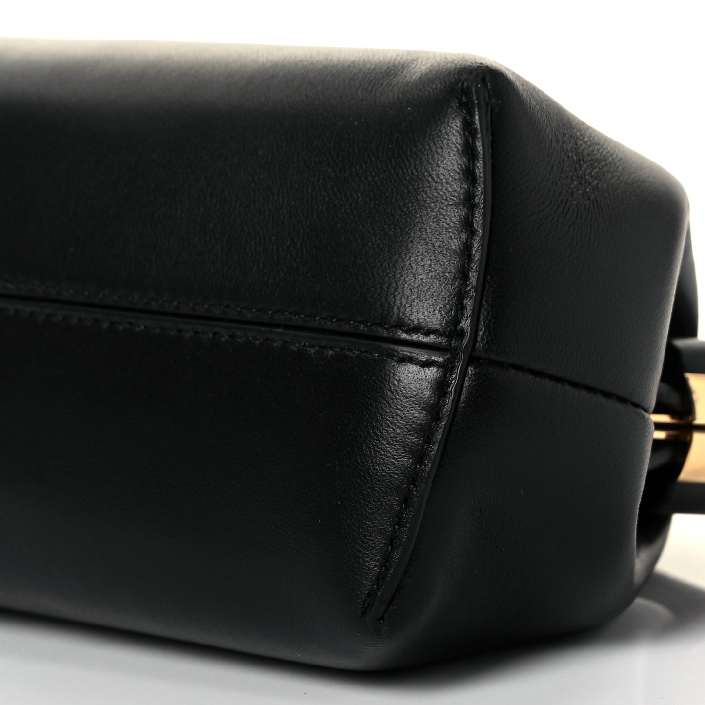 Shiny Nappa Small Fendi First Black