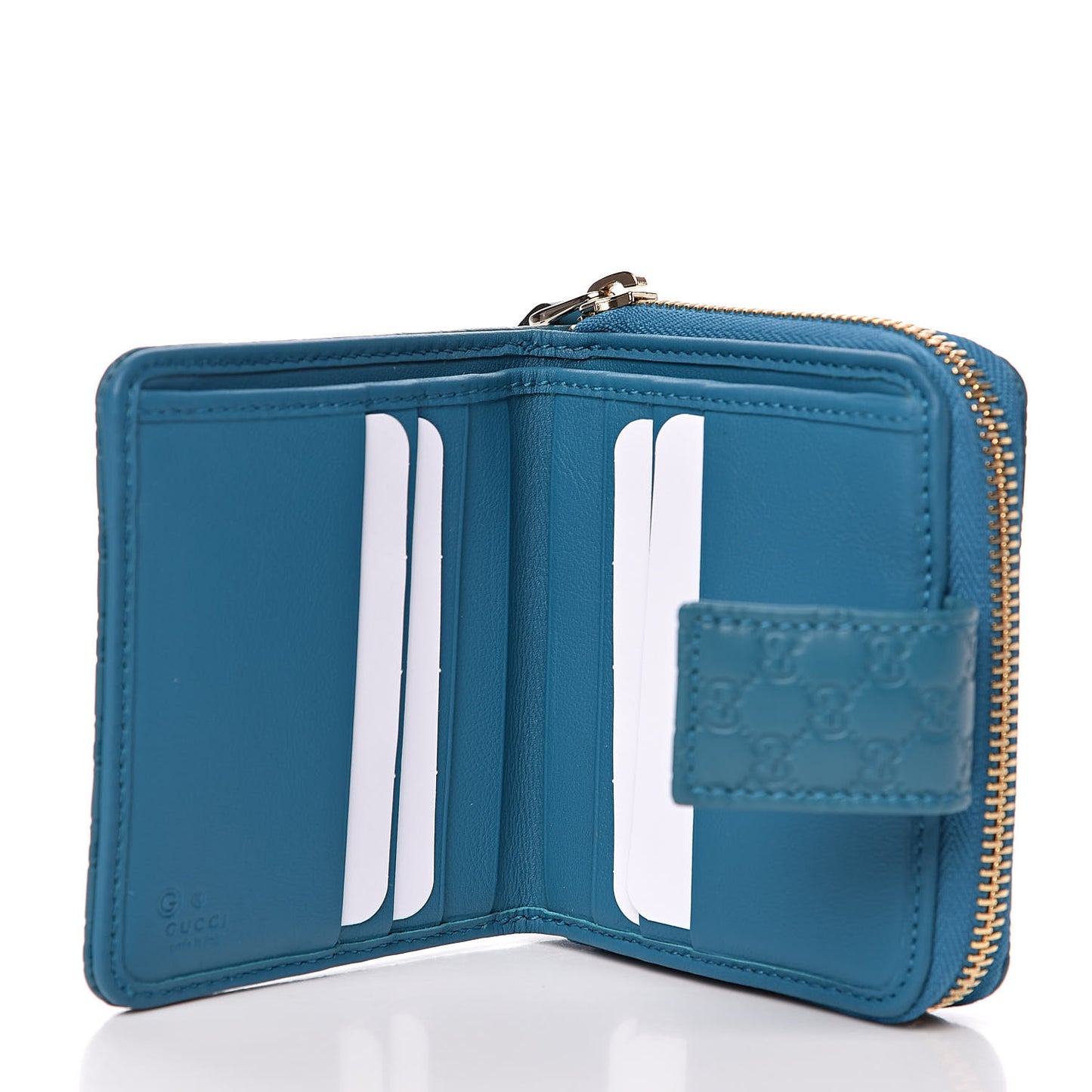 Microguccissima Compact Wallet Deep Cobalt