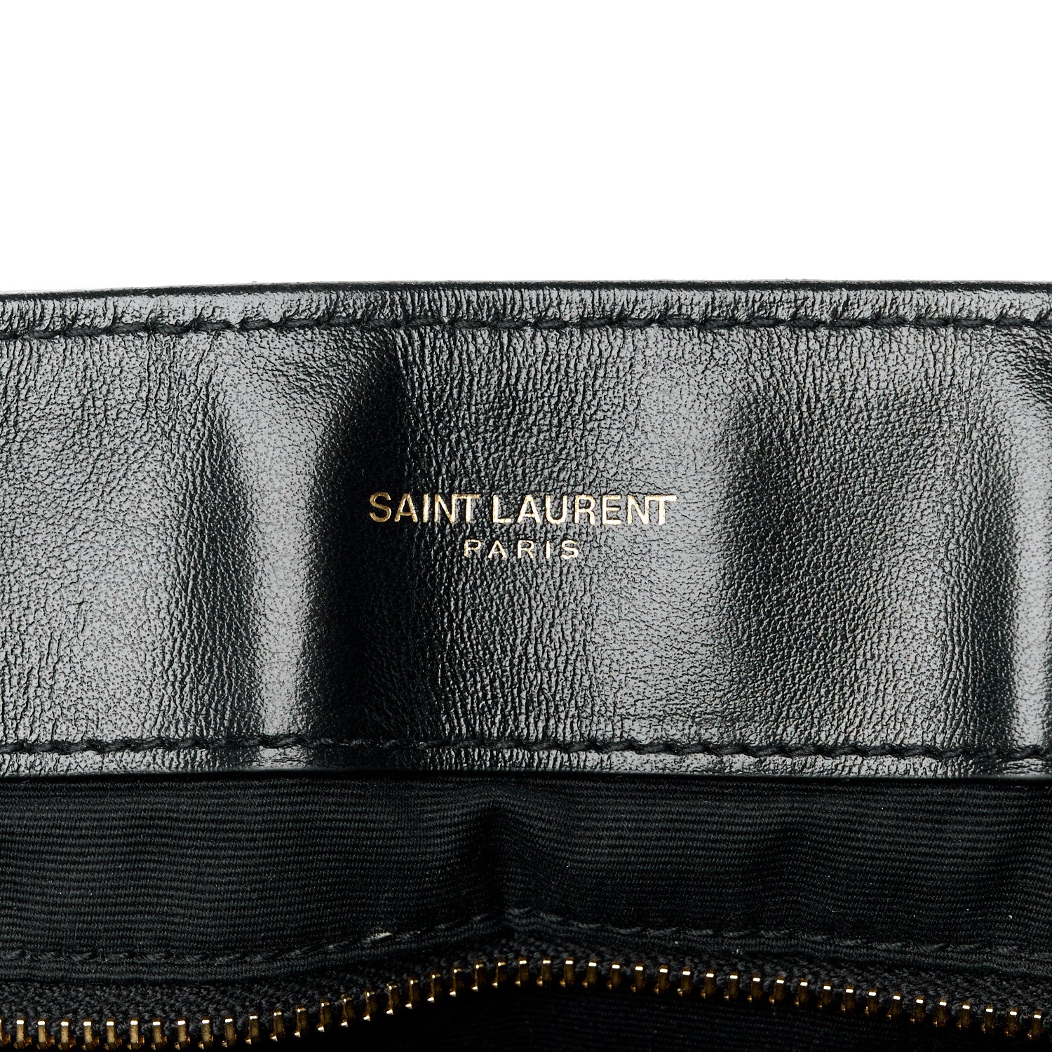 Saint Laurent SAINT LAURENT Calfskin Y Quilted Monogram Large Loulou Chain Satchel Black 8 of 15
