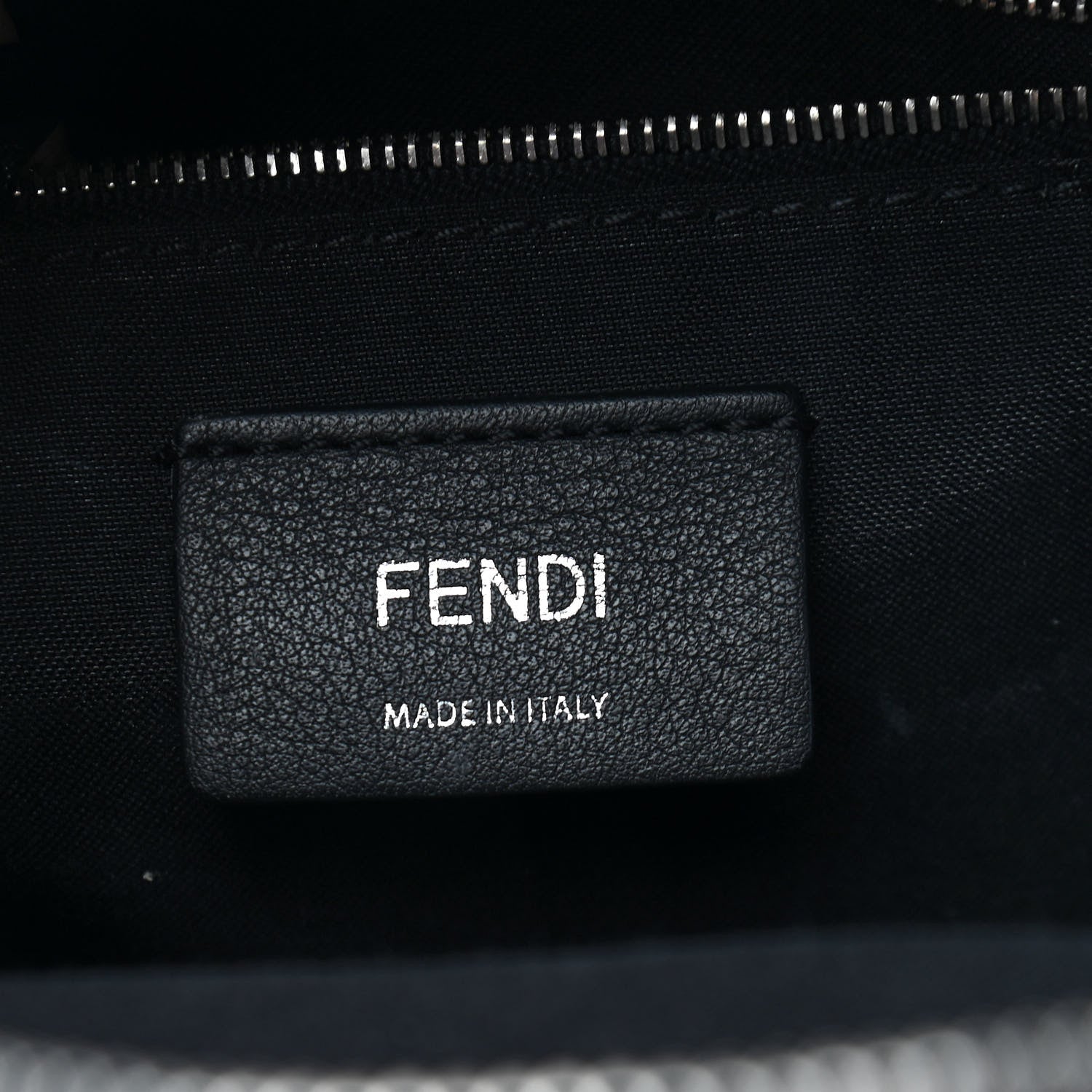 Fendi Vitello Century Fun Fair Metal Studded Mini Backpack Black Multicolor 6 of 9