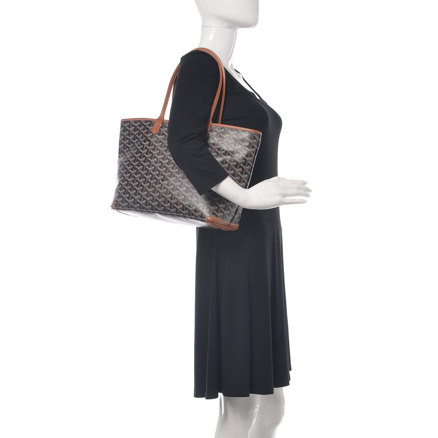 Goyard Goyardine Artois PM Black Gold 2 of 17