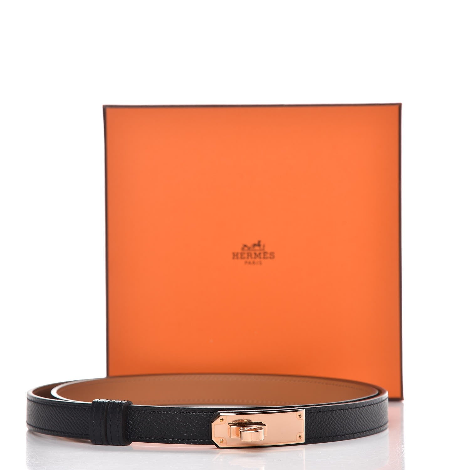 Hermes Epsom Kelly Belt Black 6 of 6