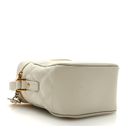 Saint Laurent Grain de Poudre Quilted 80's Vanity Bag Crema Soft 4 of 8