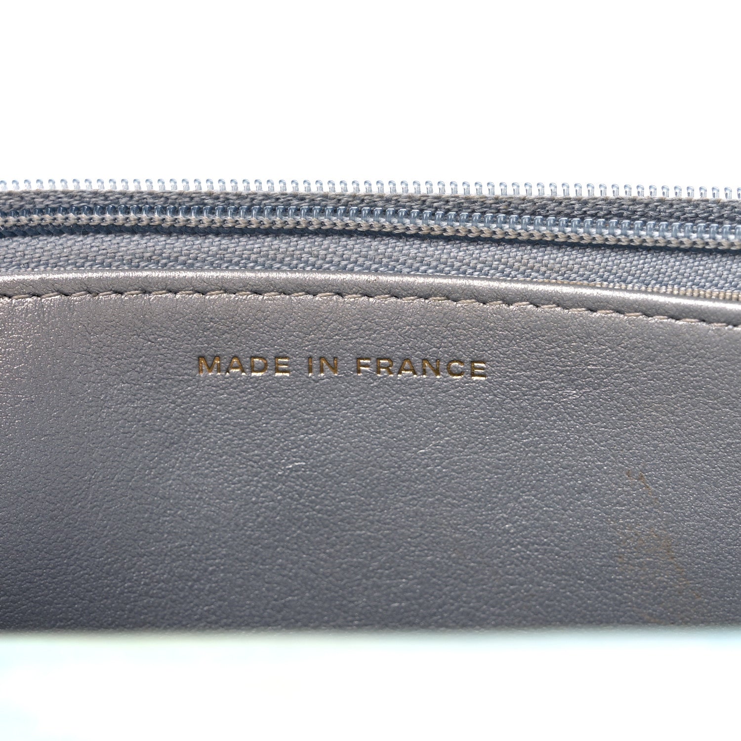 Chanel Iridescent Goatskin Quilted Wallet On Chain WOC Silver 7 of 15