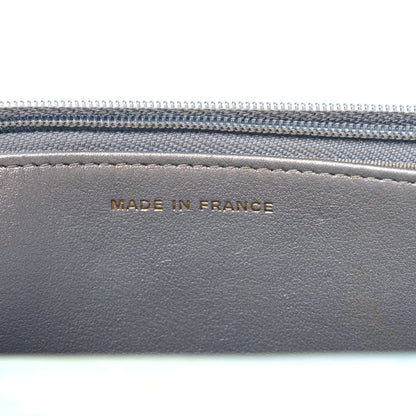 Chanel Iridescent Goatskin Quilted Wallet On Chain WOC Silver 7 of 15