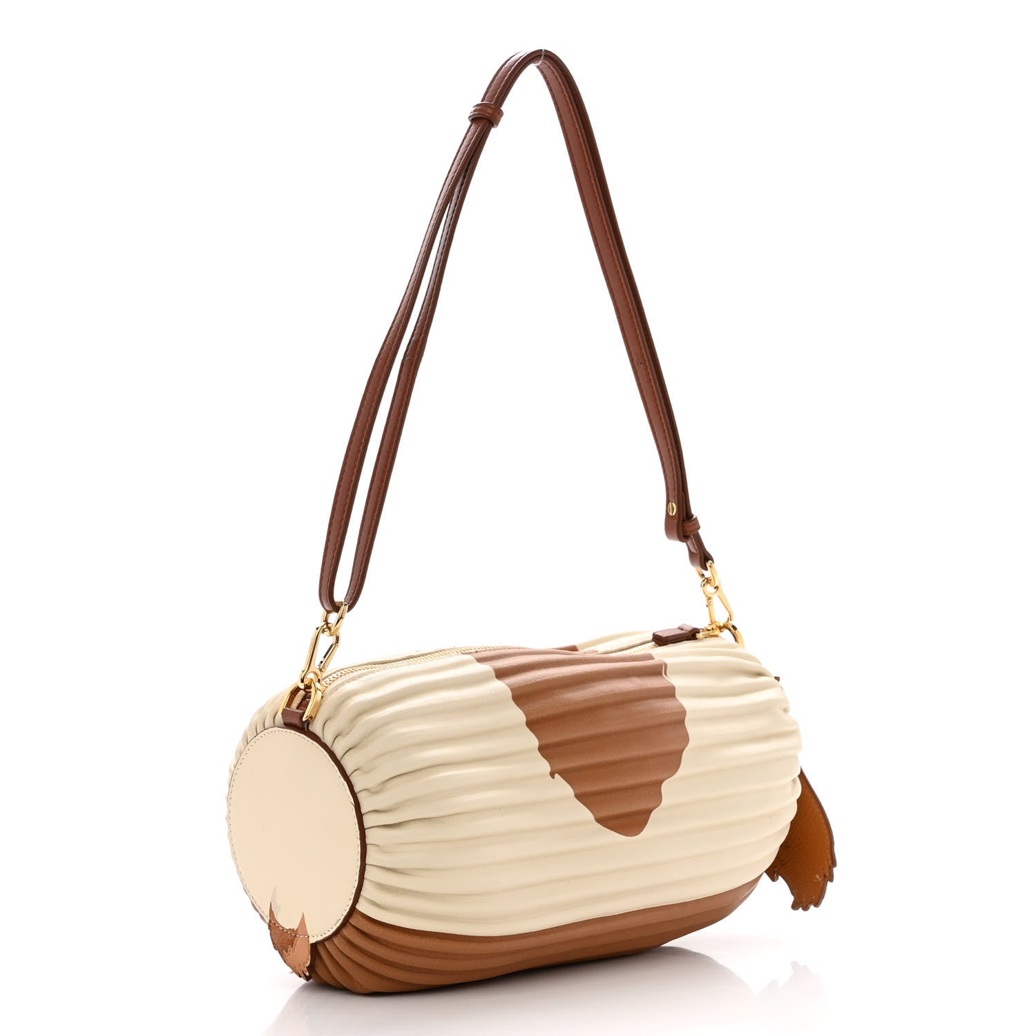 Loewe X HOWLS MOVING CASTLE Lambskin Pleated Heen Bracelet Pouch Shoulder Bag 3 of 14