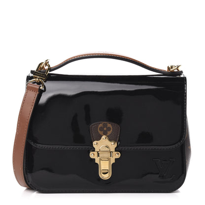 Louis Vuitton Patent Calfskin Monogram Cherrywood BB Black 1 of 10