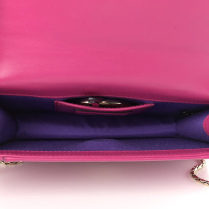 Bulgari Calfskin Serpenti Forever Crossbody Bag Plum 5 of 10