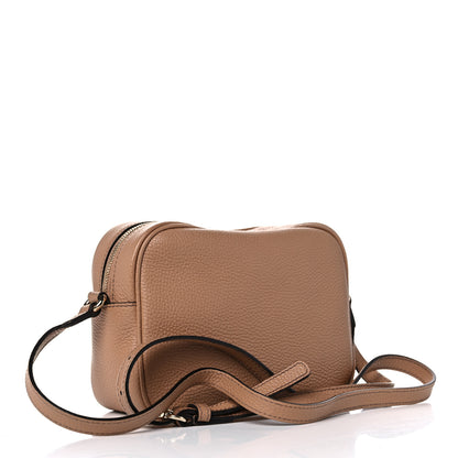 Gucci Pebbled Calfskin Small Soho Disco Bag Camelia 3 of 11