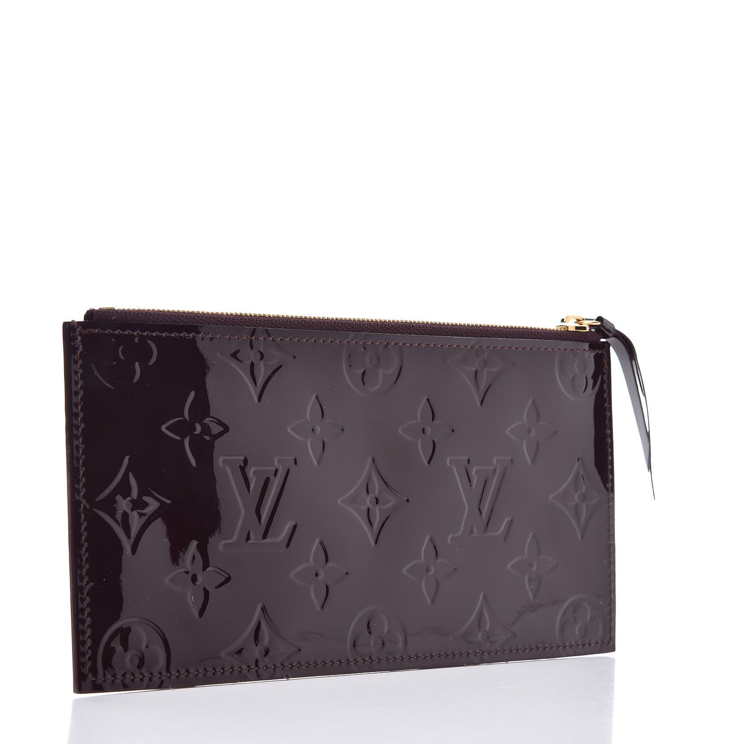 Louis Vuitton Vernis Felicie Chain Wallet Zippered Insert Amarante 3 of 6