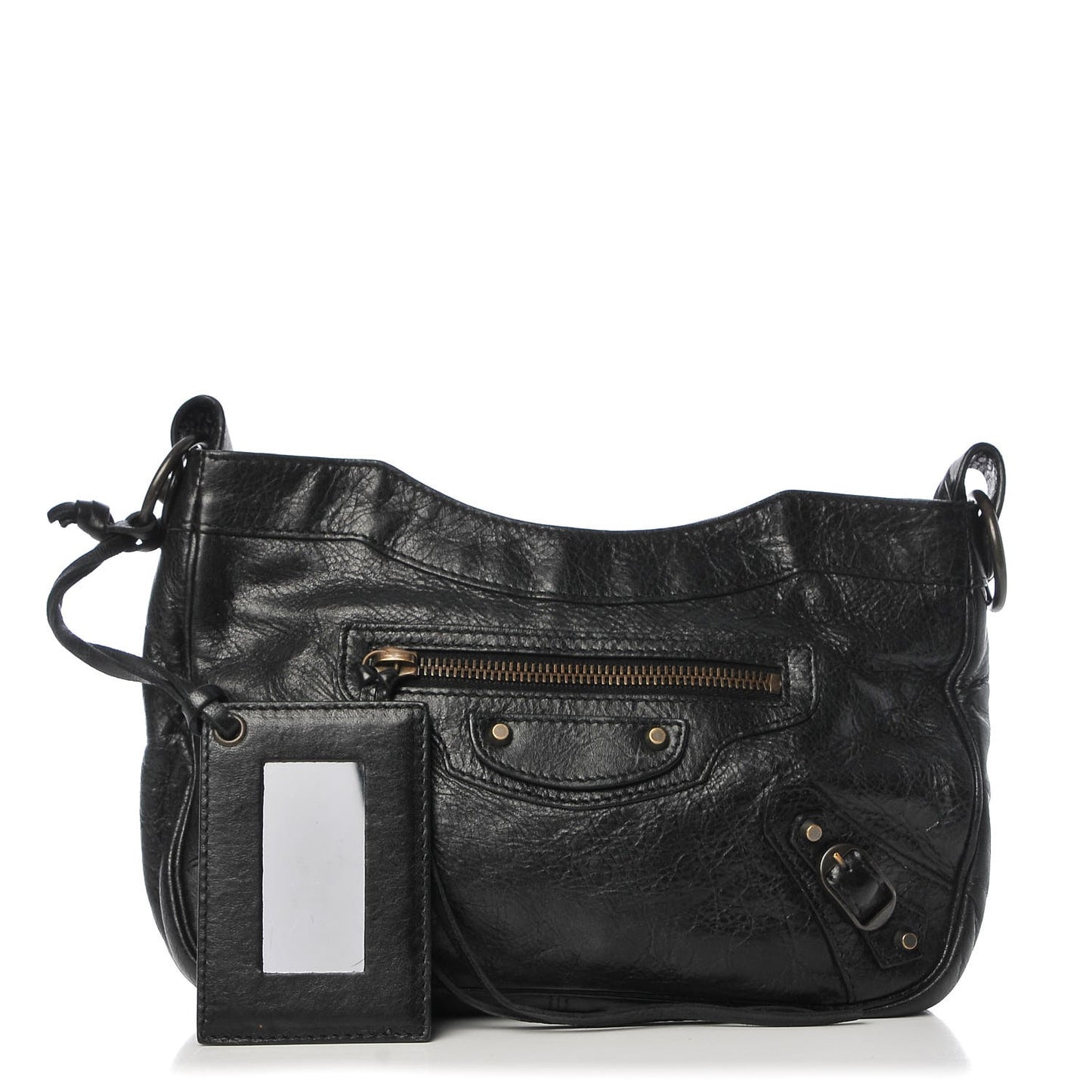 Agneau Classic Hardware Hip Black