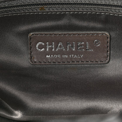 Chanel Calfskin Bubble Quilt Bowler Black 6 of 10