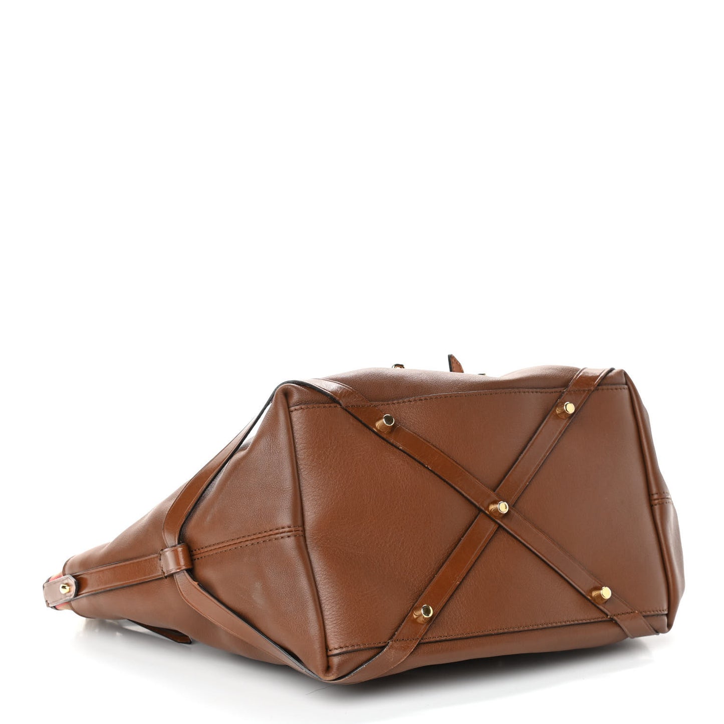 Calfskin House Check Small Salisbury Tote Brown