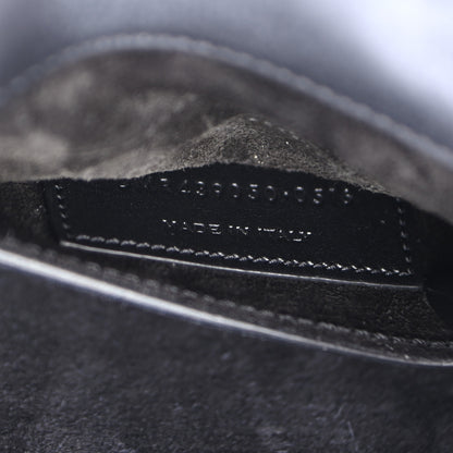 Saint Laurent Suede Monogram Small Dylan Shoulder Bag Black 7 of 9