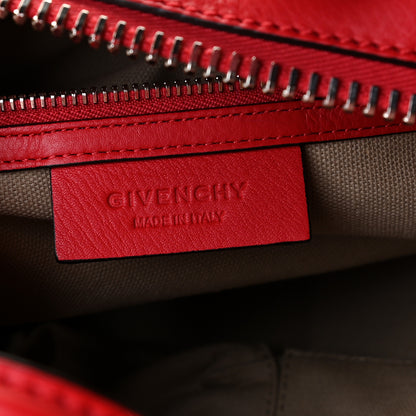 Givenchy Pebbled Calfskin Small Nightingale Red 7 of 16