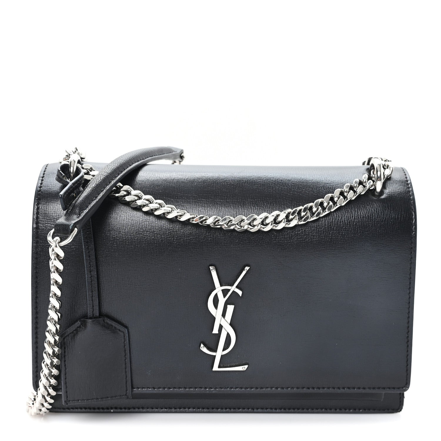 Saint Laurent Calfskin Medium Monogram Sunset Black 1 of 13