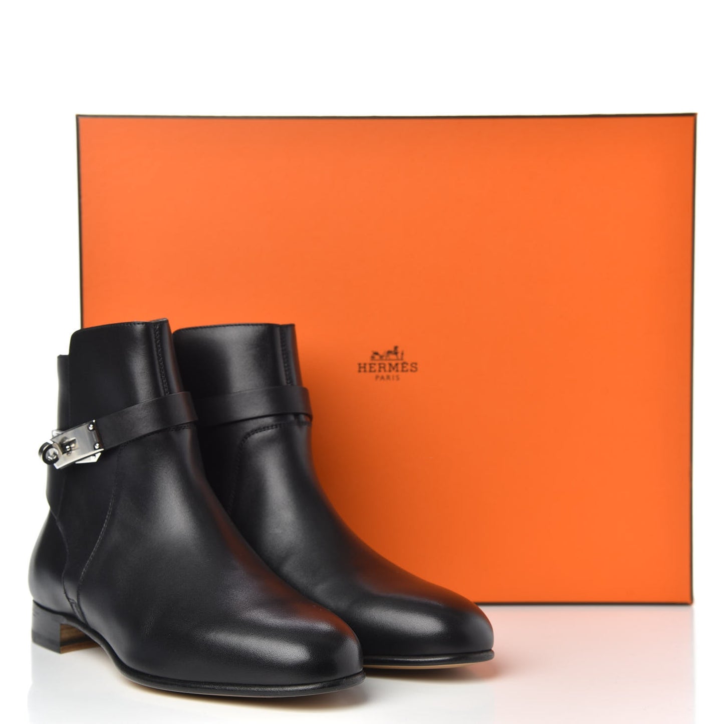 Calfskin Neo Low Boots 37 Black