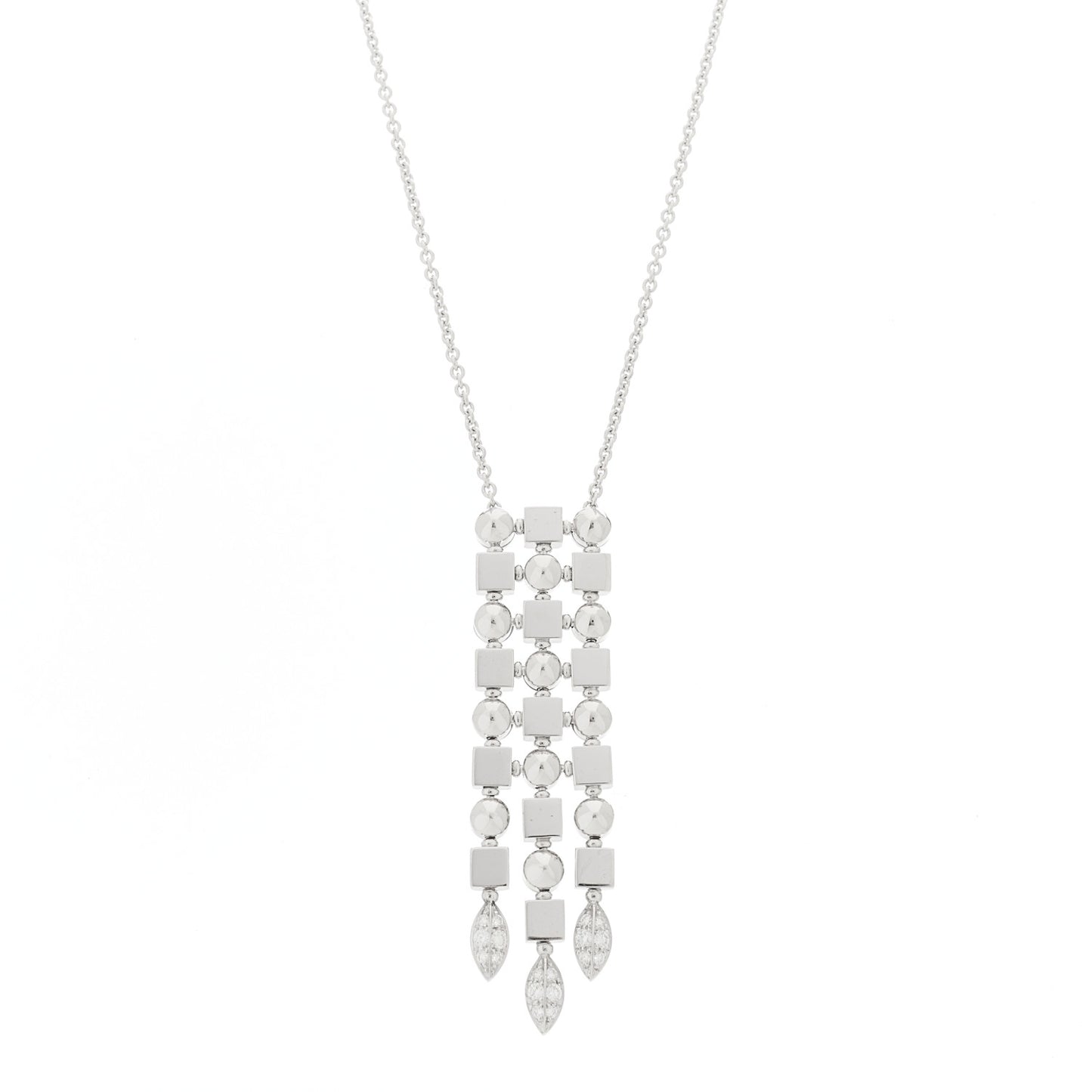 18K White Gold Diamond Lucea Necklace