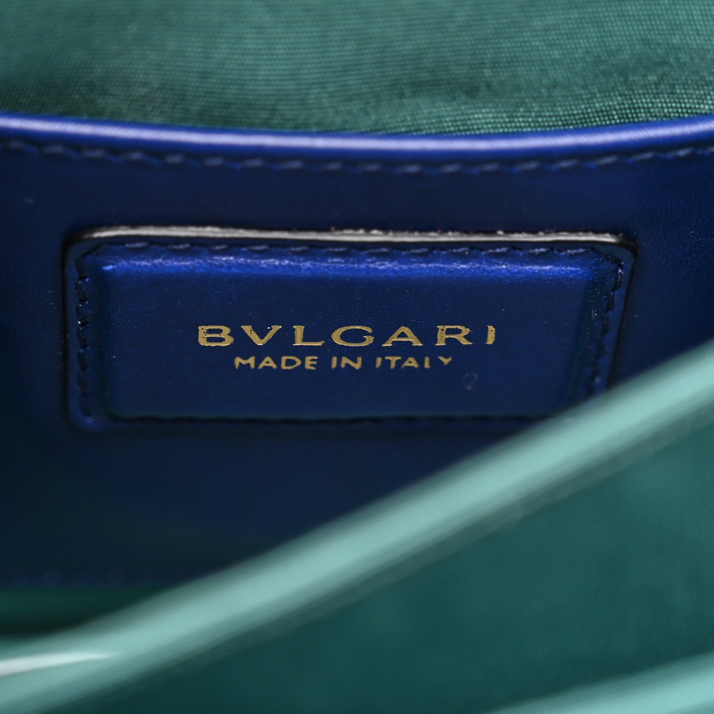 Calfskin Serpenti Forever Top Handle Blue