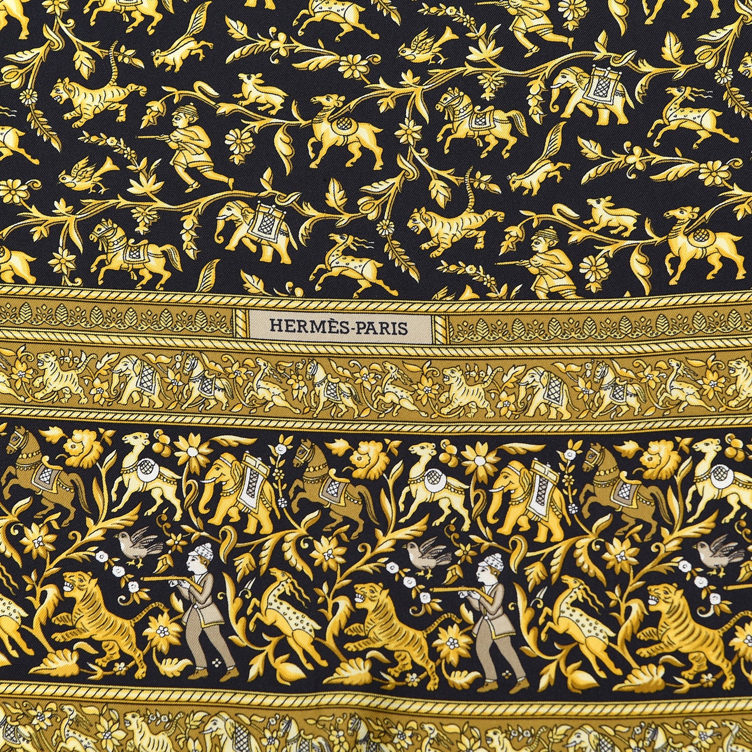 Hermes Silk Chasse En Inde Scarf 90 3 of 6