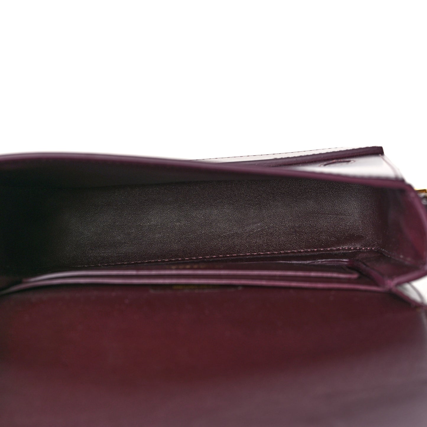 Smooth Calfskin Small Grace Bag Oxblood